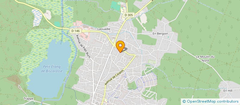 localisation de l'entreprise DTC  BISCARROSSE