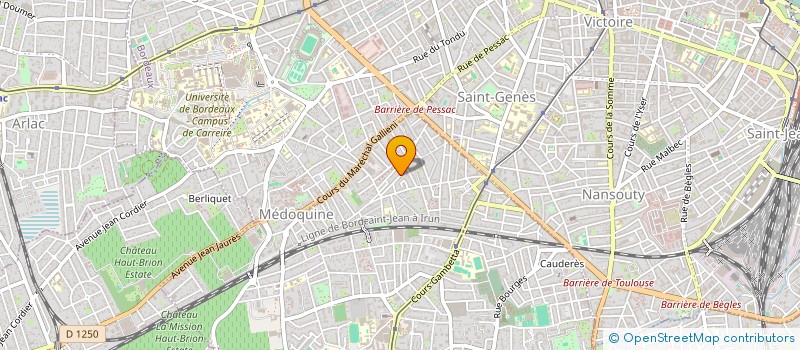 localisation de l'entreprise DTC  TALENCE