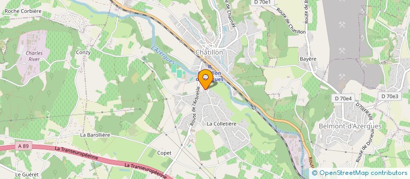 localisation de l'entreprise DTC AFAD  CHATILLON