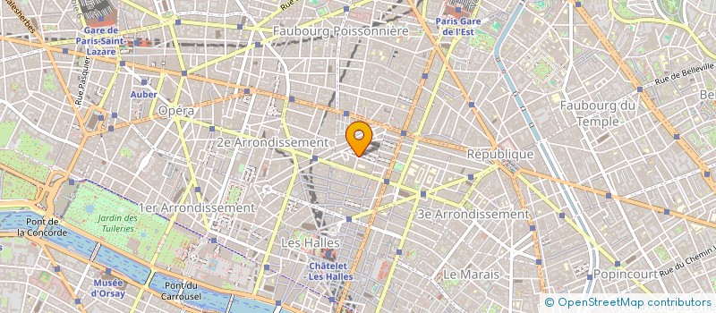 localisation de l'entreprise DTC ASSOCIES à PARIS