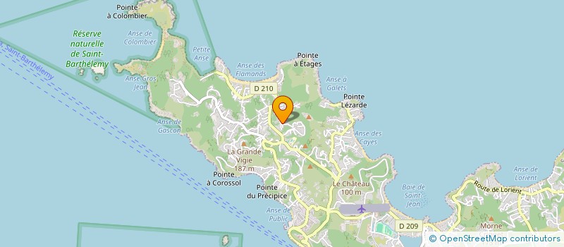 localisation de l'entreprise DTC CARAIBES à SAINT BARTHELEMY
