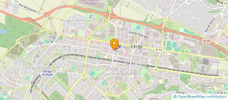 localisation de l'entreprise DTC CONSEILS  CERGY