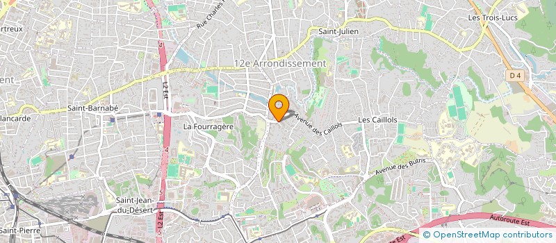 localisation de l'entreprise DTC FORMA  MARSEILLE
