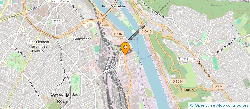 localisation de l'entreprise DTC IMMOBILIERES  SOTTEVILLE-LES-ROUEN