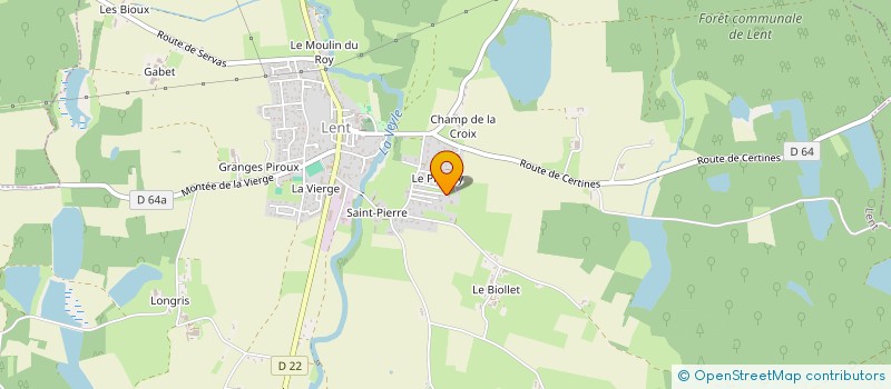 localisation de l'entreprise DTC INVEST à LENT