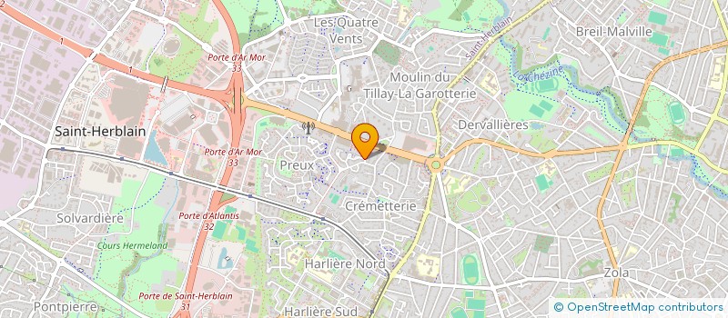 localisation de l'entreprise DTC INVESTISSEMENTS à SAINT-HERBLAIN