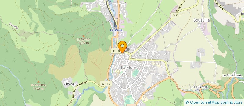 localisation de l'entreprise DTC MATERIAUX & CONSTRUCTION  LA MURE