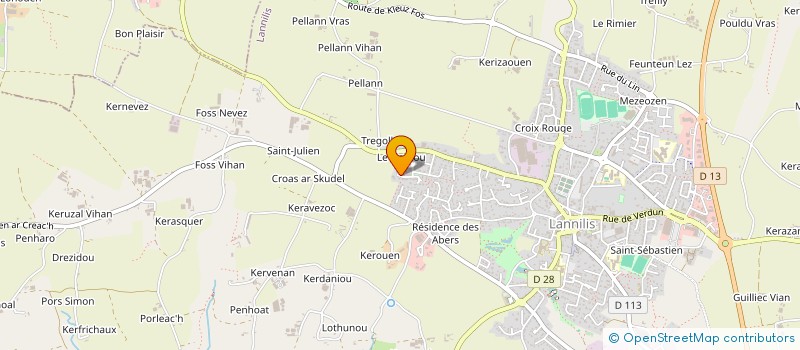 localisation de l'entreprise DTC PLABILIS  LANNILIS