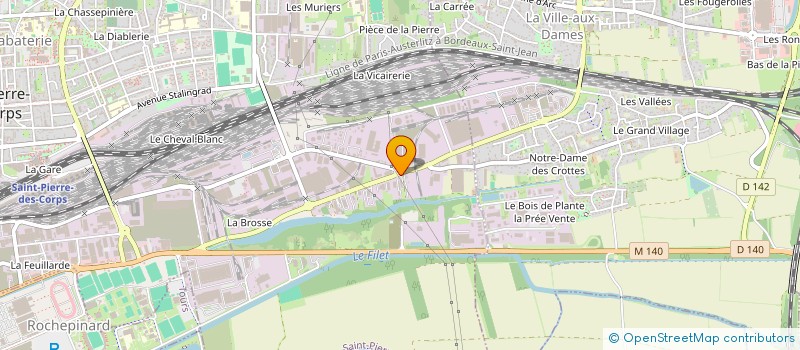 localisation de l'entreprise DTCI PRESTATIONS  SAINT-PIERRE-DES-CORPS