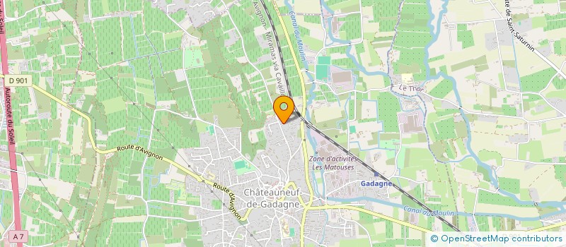 localisation de l'entreprise DTCONSEIL  CHATEAUNEUF-DE-GADAGNE