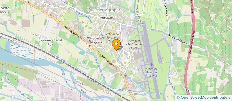 localisation de l'entreprise DTCR  AVIGNON