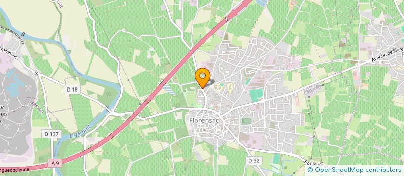 localisation de l'entreprise DTD DEVELOPPEMENT  FLORENSAC