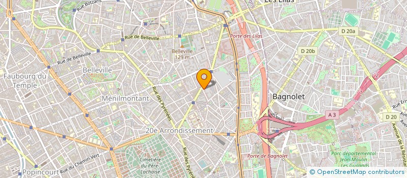 localisation de l'entreprise DTE  PARIS