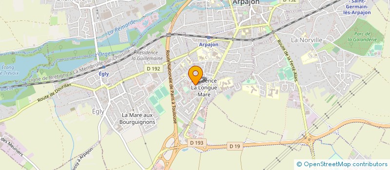 localisation de l'entreprise DTE CARRELAGE à EGLY