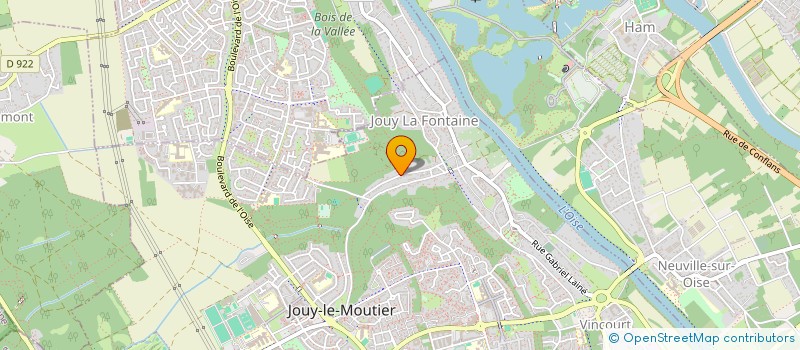 localisation de l'entreprise DTECH  JOUY-LE-MOUTIER