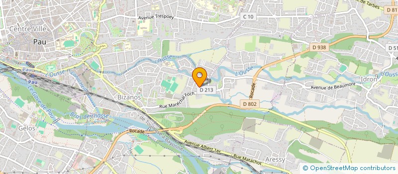 localisation de l'entreprise DTECH ENERGIES à BIZANOS