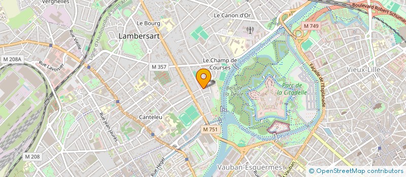 localisation de l'entreprise DTEL INVEST à LAMBERSART