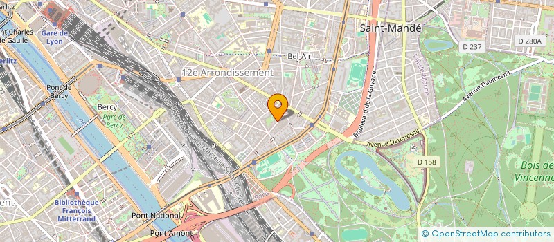 localisation de l'entreprise DTF ASSO  PARIS