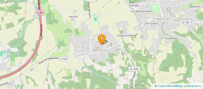 localisation de l'entreprise DTF RESEAU  MARENNES