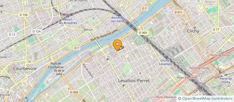 localisation de l'entreprise DTFM à LEVALLOIS-PERRET