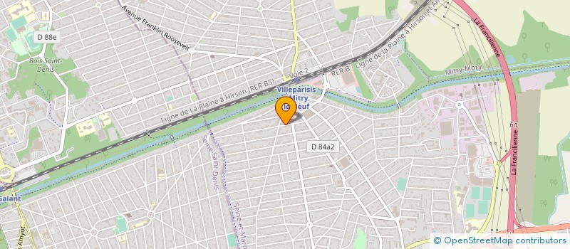 localisation de l'entreprise DTFP TRANSPORTS à MEAUX