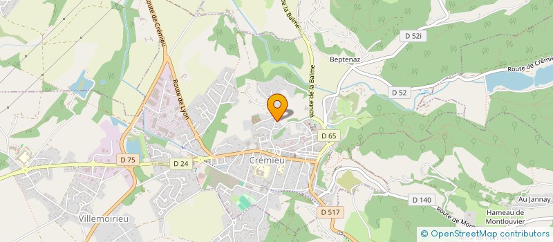 localisation de l'entreprise DTGB  CREMIEU