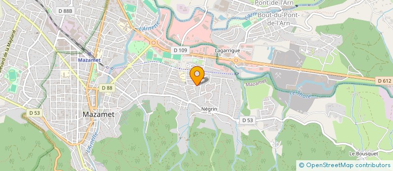 localisation de l'entreprise DTGIR  MAZAMET