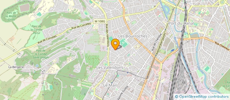 localisation de l'entreprise DTI DIJON à DIJON