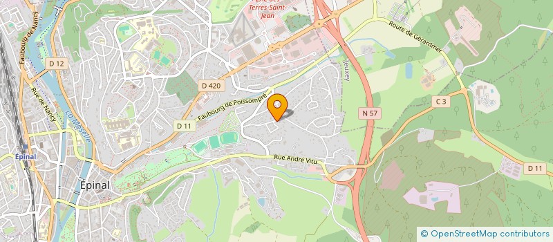 localisation de l'entreprise DTIM à EPINAL