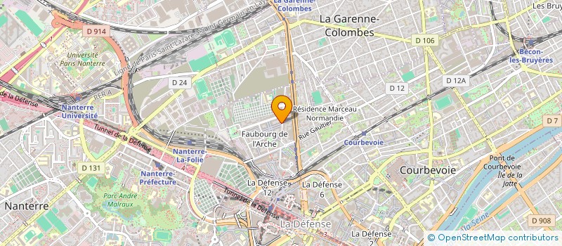localisation de l'entreprise DTIM à COURBEVOIE