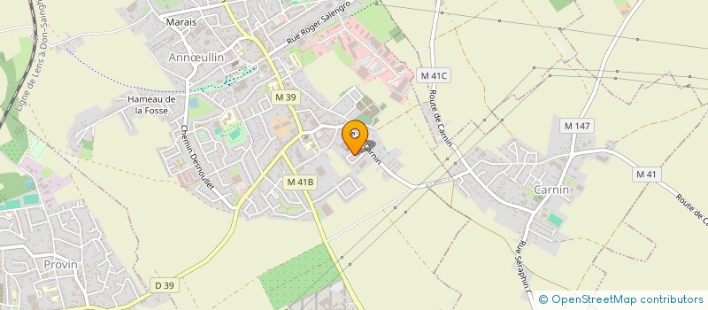 localisation de l'entreprise DTK  ANNULLIN