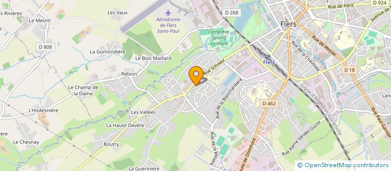 localisation de l'entreprise DTL à FLERS