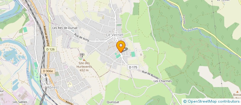 localisation de l'entreprise DTLB  LE VERNET