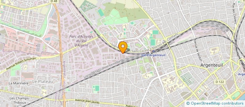 localisation de l'entreprise DTLE à ARGENTEUIL