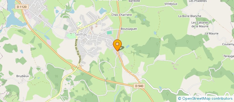 localisation de l'entreprise DTLM  SEILHAC