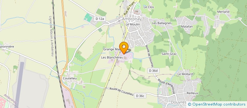 localisation de l'entreprise DTLV à AMBRONAY