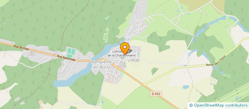 localisation de l'entreprise DTM à DAMPIERRE-EN-BURLY