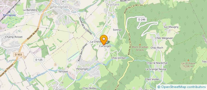 localisation de l'entreprise DTM  DRAILLANT