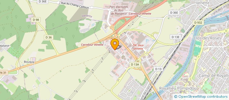 localisation de l'entreprise DTM CARRELAGE  JAUX