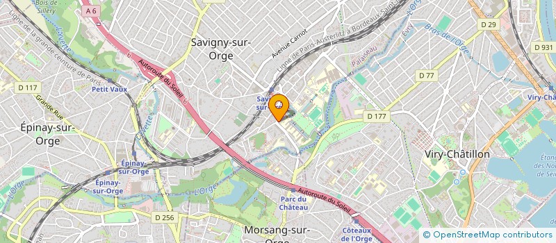 localisation de l'entreprise DTM CONSTRUCTION à SAVIGNY-SUR-ORGE
