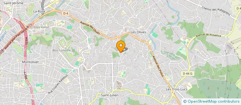 localisation de l'entreprise DTM - DIMI TRAVAUX MARSEILLE  MARSEILLE