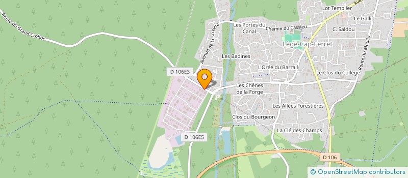 localisation de l'entreprise DTMA  LEGE-CAP-FERRET