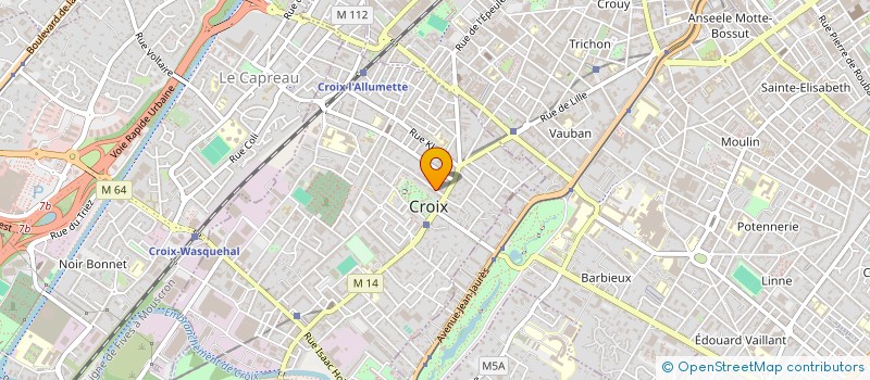 localisation de l'entreprise DTMAT à CROIX