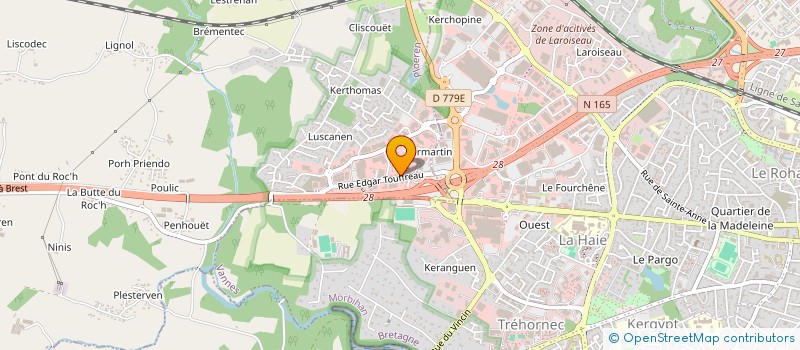 localisation de l'entreprise DTO VANNES à PLOEREN