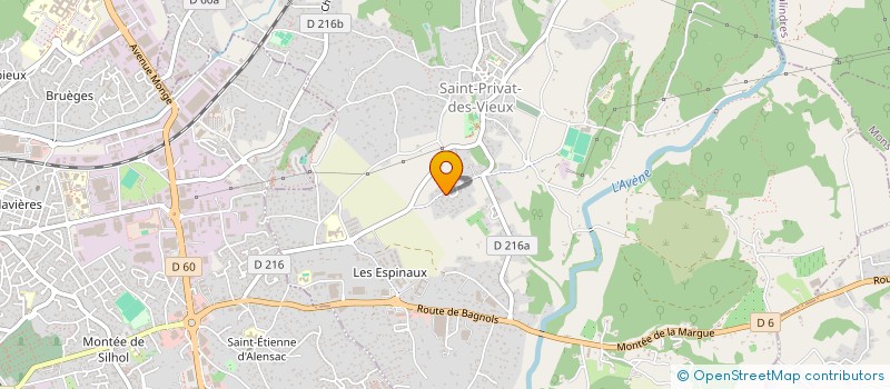 localisation de l'entreprise DTOM  SAINT-PRIVAT-DES-VIEUX