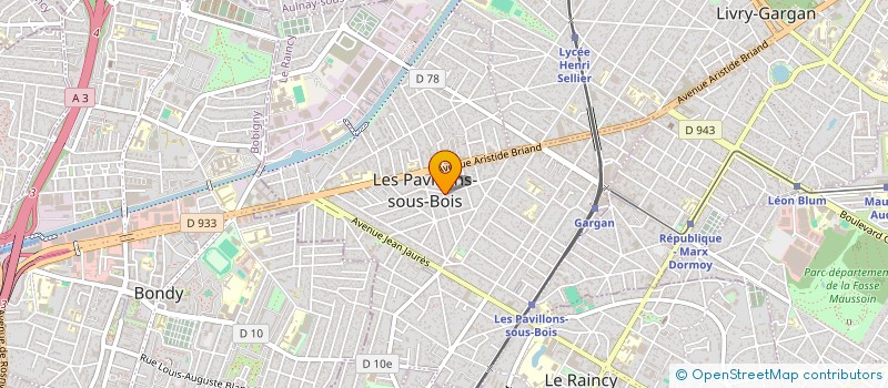 localisation de l'entreprise DTP à LES PAVILLONS-SOUS-BOIS