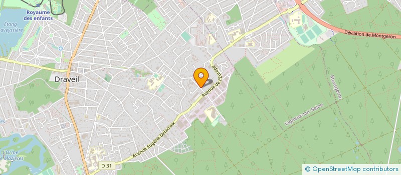 localisation de l'entreprise DTR  DRAVEIL