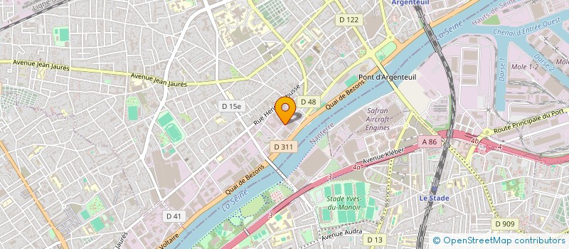 localisation de l'entreprise DTR  ARGENTEUIL