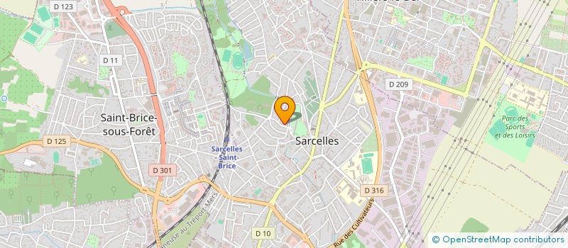 localisation de l'entreprise DTR  SARCELLES