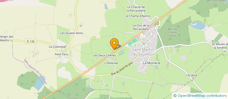 localisation de l'entreprise DTR BOIS à SAINT-MARTIN-DU-FOUILLOUX